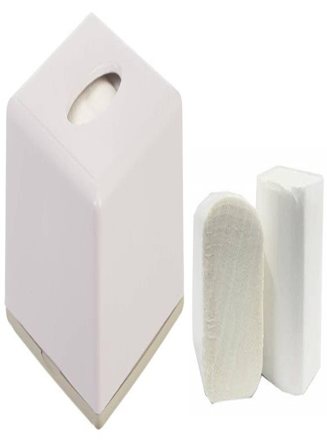 MDN Square Facial Tissue Dispenser and Holder for Bathroom Vanity Countertops Bedroom Desks Tables 12 X 12 X 7 cms with 2 Refill - Image 1